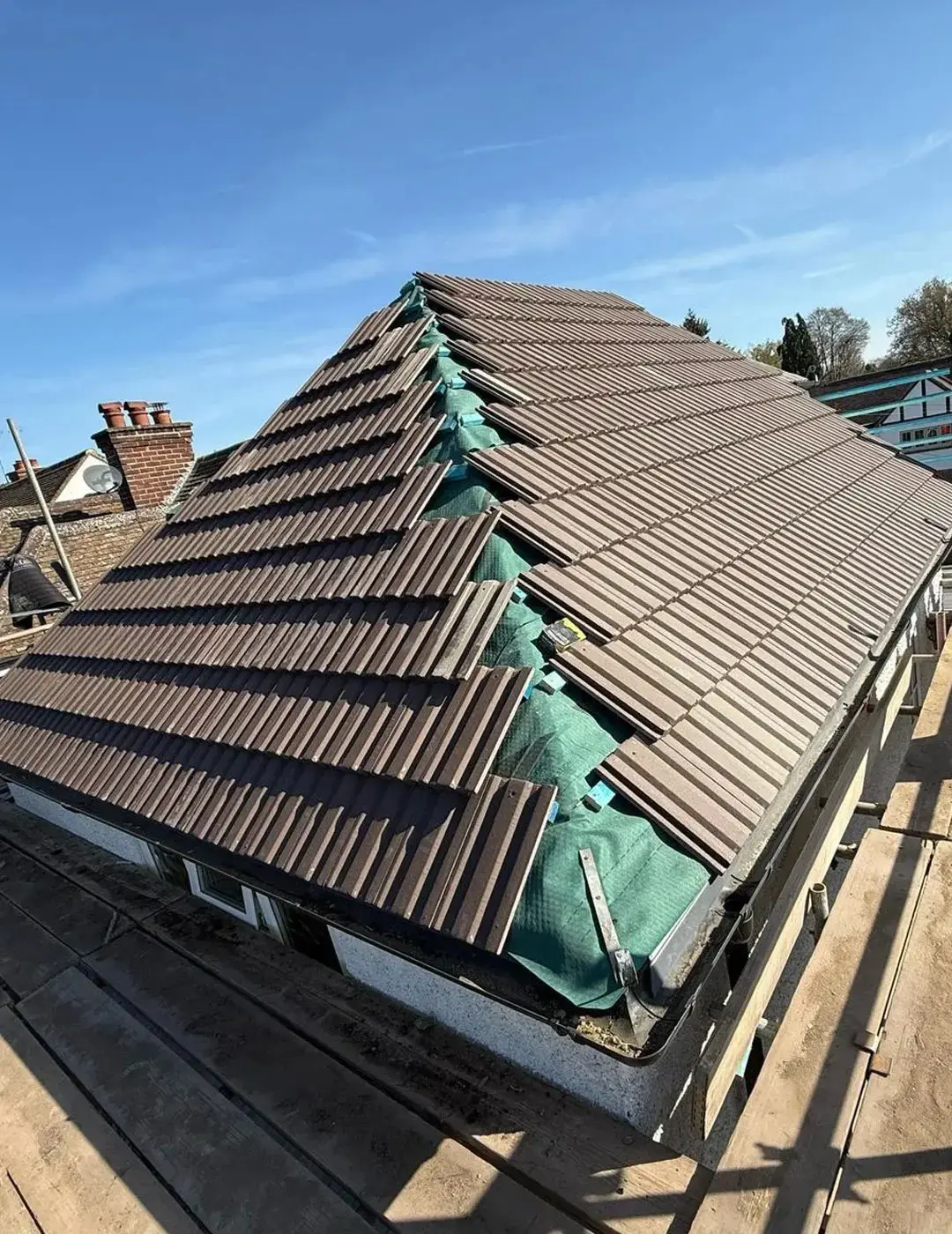 Felt Roofing in progress by A-List Roofing & Refurbishments