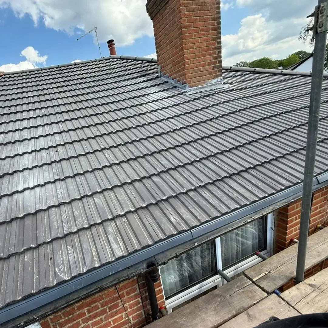 A roof completed by A-List Roofing near Ascot