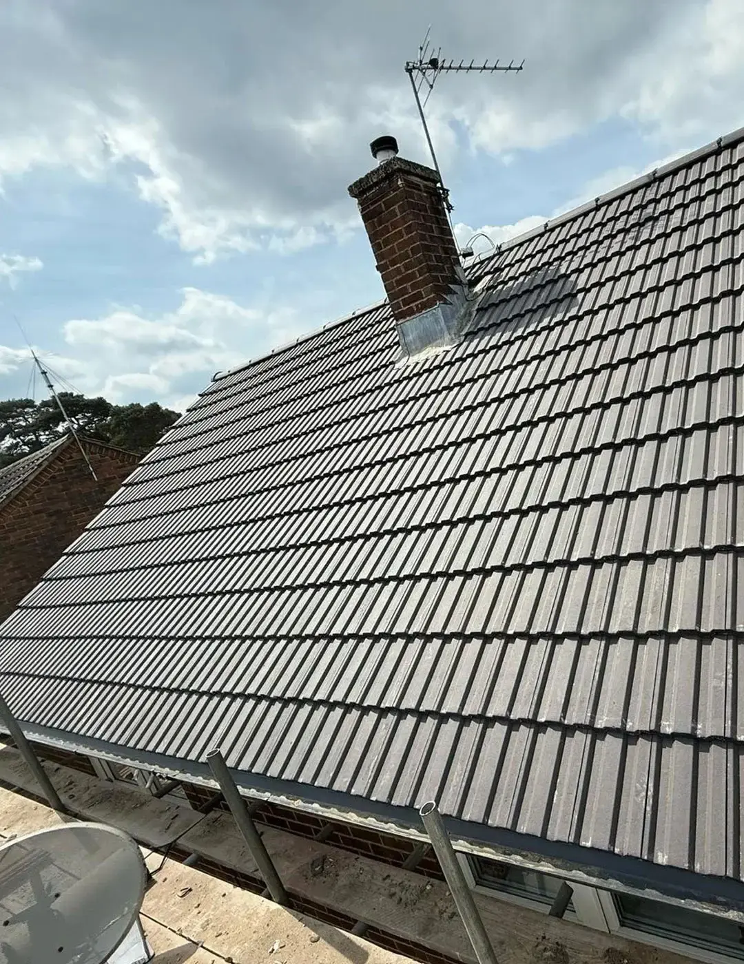 Slate Roofs in progress by A-List Roofing & Refurbishments