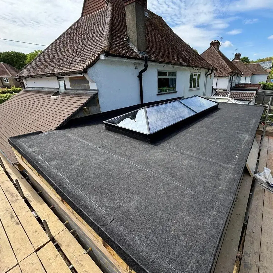 A roof completed by A-List Roofing near Blackwater