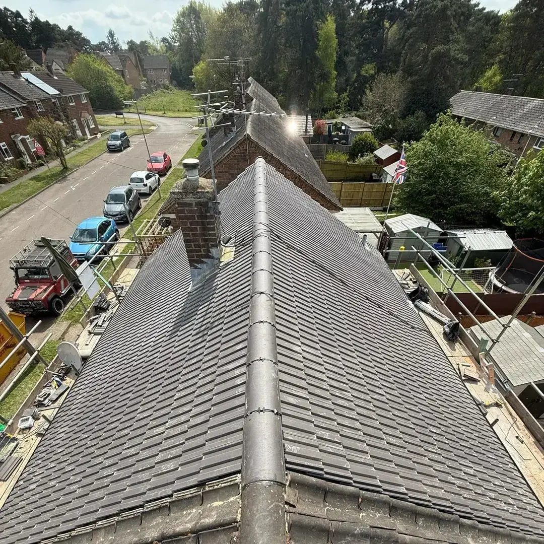 A roof completed by A-List Roofing near Bagshot
